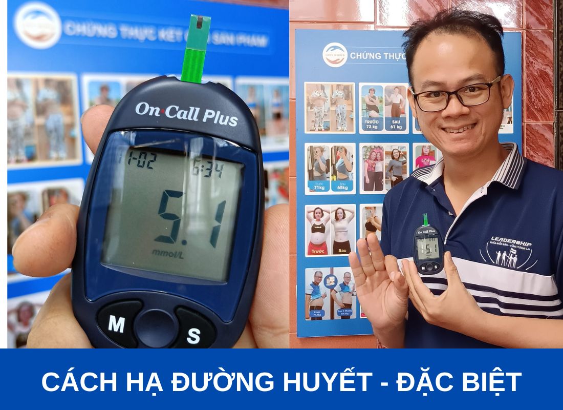 Cách hạ đường huyết an toàn