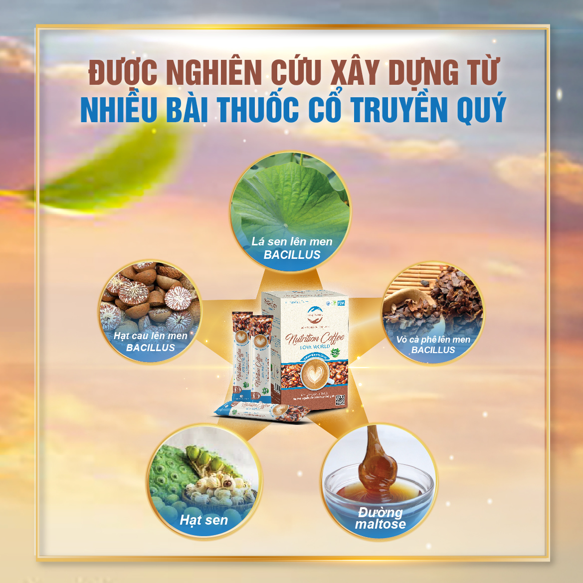 Bài thuốc nam giảm mỡ thừa có trong hỗn hợp dinh dưỡng Love World